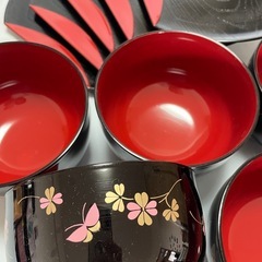 正月用　お椀セットの画像