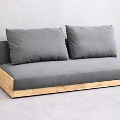 【11/3までの取引でお買い得/超美品】北欧風　コーデュロイ　ソファベッドの画像