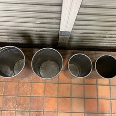 花桶　ステンレス製フラワーアレンジメントバケツ 4個セットの画像