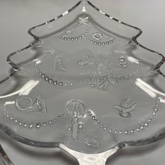クリスマス　ガラス皿セットの画像