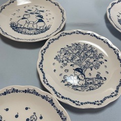 来客用ケーキ皿の画像