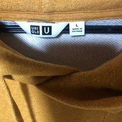 美品★UNIQLOリブパーカー men's Lの画像