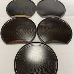 盆皿　5枚セットの画像