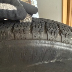 スタッドレスタイヤ　145/80/13　ブリヂストンVRX2 2023年製の画像
