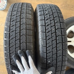 スタッドレスタイヤ　145/80/13　ブリヂストンVRX2 2023年製の画像