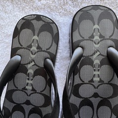【沖縄本島手渡し】coach 厚底サンダル 22.5cm 美品の画像