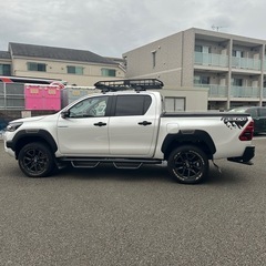 ハイラックスgun125 ルーフレール、ルーフラックせっとセットの画像