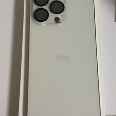【美品中古】 iPhone15proMAX/256GB/ホワイトチタニウム の画像