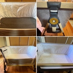 11/01（土）金沢でのお渡し可能🙆‍♀️美品★ ベビーベッド 添い寝ベッドの画像