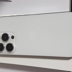 【美品中古】iPhone16pro/256GB/ホワイトチタニウムの画像