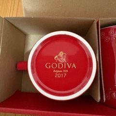 GODIVA クリスマス　ペア　マグカップの画像