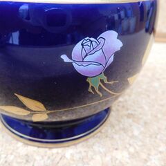 香蘭社  るり薔薇  キャンディーポットの画像