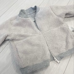 リバーシブル　アウター　パーカー　80cm無印用品の画像