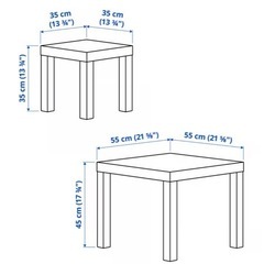 IKEA 大小テーブルの画像