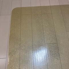 チェアマット クリア 透明 約120cm*90cm厚さ2mmの画像