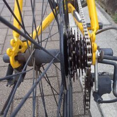 HUMMER　ハマー　700✕32C　２０２２年製　きれいです　後７段ギア　チェーン新品交換の画像