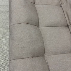 2人掛けソファー　ベージュの画像