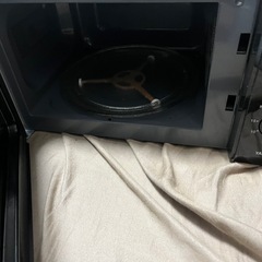 電子レンジ黒の画像