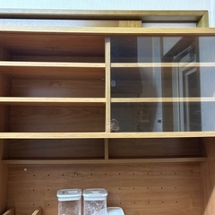 【LOWYA】食器棚　レンジ台　キッチンボードの画像