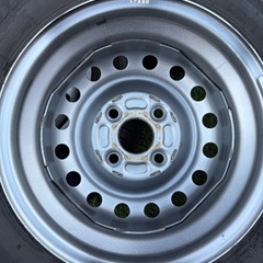 スタッドレススチールセット　145R12 LT 6PR ブリヂストン　ブリザックの画像