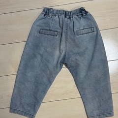 キッズデニム長ズボン2点😇美品未使用の画像