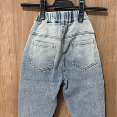 キッズデニム長ズボン2点😇美品未使用の画像