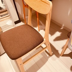 椅子2脚セット　ダイニングチェア　イスの画像