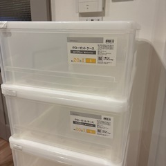 7個セットニトリクローゼットケースSサイズの画像