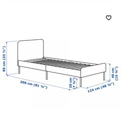 IKEA  セミダブルベットの画像