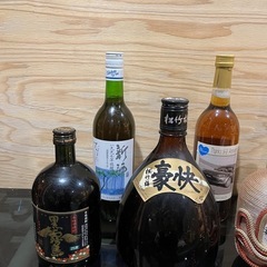 お酒まとめ売り　未開栓　ウイスキー　ワイン　焼酎の画像