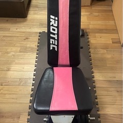 IROTECマルチパーパスフォールディングベンチ（ダンベル付）の画像