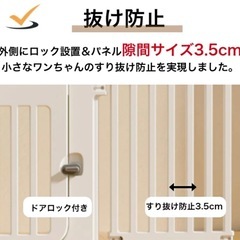 32ペットサークル ドア付き 180cm×200cmの画像