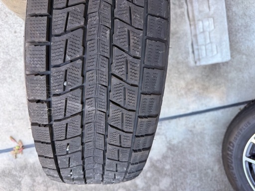 デリカD5に履いていたアルミ&スタッドレス　225-60R17