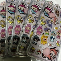 ラブブと他ぷりぷりシールの画像