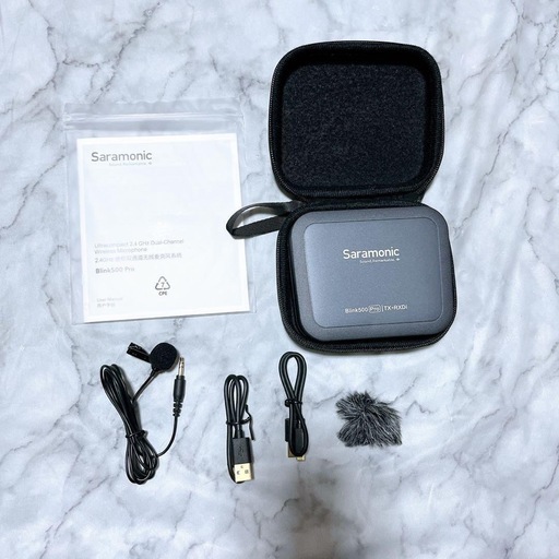 Saramonic Blink 500 PRO シリーズ B3 ミニデュアルチャンネルワイヤレスマイク 