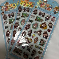 ラブブ夜光シールの画像