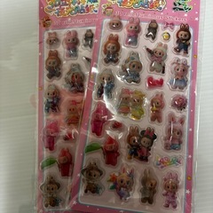 ラブブ夜光シールの画像