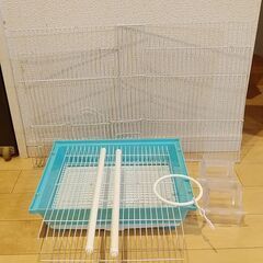 【マルカン】鳥かご バードパレス マリーンブルーの画像