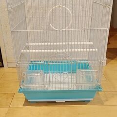 【マルカン】鳥かご バードパレス マリーンブルーの画像