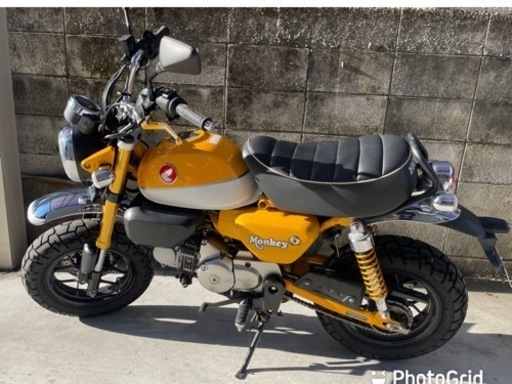 美車 ホンダモンキー125 JB02 ABS 4速 希少イエロー