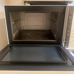 HITACHI オープン機能付き電子レンジの画像