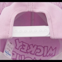 【美品】ミッキーポンポン付きキャップ ピンクの画像