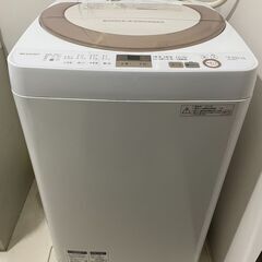 シャープ　7kg 洗濯機 ES-GE7A 2017年製の画像