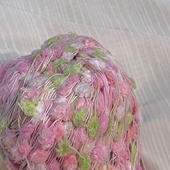 可愛いツブツブ毛糸の画像