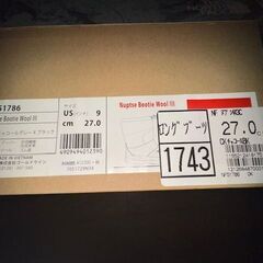 THE NORTH FACE ノースフェイス NFヌプシブーティ 27.0cm ユニセックスモデルの画像