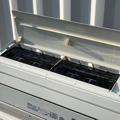 取付け可 ! !◇パナソニック エアコン 18畳用 2017年 内部クリーン ナノイーX 200V CS-567CFR2 洗浄済み ! 保証付き ! !の画像