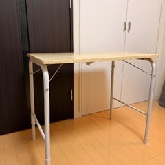 【無印】デスク　チェア　セット　折りたたみの画像