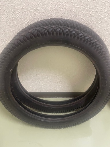 スーパーカブ50のスパイクタイヤ