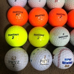 ブリヂストン ゴルフボール 25球 良品 ツアーステージ  ファイズ ニューイング エブリオの画像