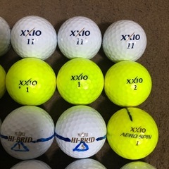 ダンロップ  ゼクシオ ハイブリッド DDH ゴルフボール 20球 良品の画像